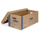 Bankers Box SmoothMove Moving Boxes - Internal Dimensions: 12" Width x 24" Depth x 10" Height - External Dimensions: 12.9" Width