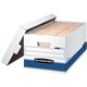 Bankers Box STOR/FILE File Storage Box - Internal Dimensions: 12" Width x 24" Depth x 10" Height - External Dimensions: 12.9" Wi