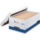 Bankers Box Stor/File Lift-Off Lid Medium-duty Legal Storage Box - Internal Dimensions: 15" Width x 24" Depth x 10" Height - Ext