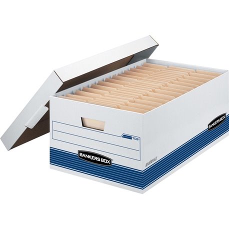 Bankers Box Stor/File Lift-Off Lid Medium-duty Legal Storage Box - Internal Dimensions: 15" Width x 24" Depth x 10" Height - Ext