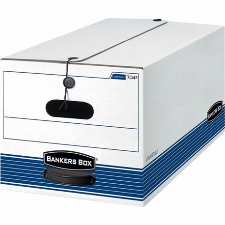 Bankers Box STOR/FILE File Storage Box - Internal Dimensions: 12" Width x 24" Depth x 10" Height - External Dimensions: 12.3" Wi