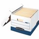 Bankers Box STOR/FILE File Storage Box - Internal Dimensions: 12.75" Width x 15.50" Depth x 10" Height - External Dimensions: 13