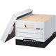 Bankers Box R-Kive File Storage Box - Internal Dimensions: 12" Width x 15" Depth x 10" Height - External Dimensions: 12.8" Width