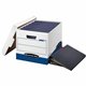 Bankers Box Binderbox Binder Storage Box - Internal Dimensions: 12.25" Width x 18.50" Depth x 12" Height - External Dimensions: 