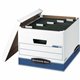 Bankers Box Hang'N'Stor File Storage Box - Internal Dimensions: 12.38" Width x 15.19" Depth x 10" Height - External Dimensions: 