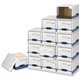 Bankers Box File/Cube File Storage Box Shell - Internal Dimensions: 13" Width x 16.50" Depth x 10.50" Height - External Dimensio