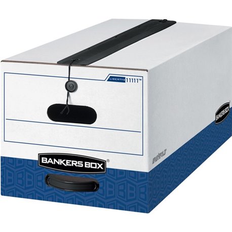 Bankers Box Liberty Plus Heavy-duty Letter File Box - Internal Dimensions: 12" Width x 24" Depth x 10" Height - External Dimensi