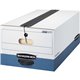 Bankers Box Liberty Plus File Storage Box - Internal Dimensions: 15" Width x 24" Depth x 10" Height - External Dimensions: 15.3"