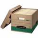 Bankers Box Recycled STOR/FILE File Storage Box - Internal Dimensions: 12" Width x 15" Depth x 10" Height - External Dimensions: