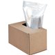 Fellowes Fortishred/High Security Shredder Waste Bags - 50 gal - 50" Height x 42" Width x 42.5" Depth - 50/Box - Plastic - Clear