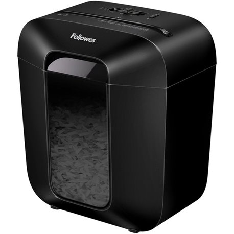 Fellowes LX25 Paper Shredder - Cross Cut - 6 Per Pass - for shredding Paper, Paper Clip, Staples, Credit Card - 0.156" x 1.250" 