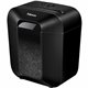 Fellowes LX25M Paper Shredder - Micro Cut - 6 Per Pass - for shredding Paper, Paper Clip, Staples, Credit Card - 0.156" x 0.500"