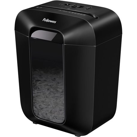 Fellowes LX45 Cross-cut Shredder - Non-continuous Shredder - Cross Cut - 8 Per Pass - for shredding Staples, Paper, Paper Clip, 