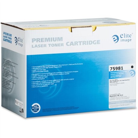 Elite Image Remanufactured Toner Cartridge - Alternative for Kyocera (TK312) - Laser - 12000 Pages - Black - 1 Each