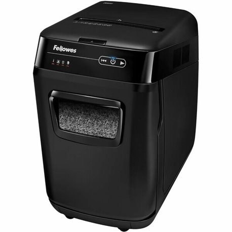 Fellowes AutoMax 200M Micro-Cut Auto Feed 2-in-1 Office Paper Shredder with Auto Feed 200-Sheet Capacity - Non-continuous Shredd