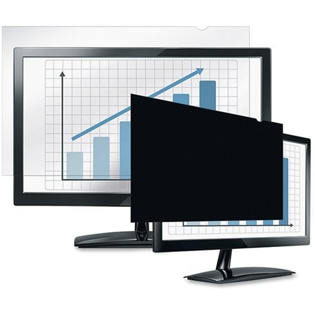 Fellowes PrivaScreen Blackout Privacy Filter - 24.0" Wide - For 24" Widescreen LCD Monitor, Notebook - 16:9 - Fingerprint Resist