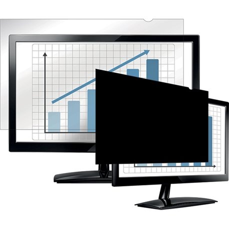 Fellowes PrivaScreen Blackout Privacy Filter - 27.0" Wide - For 27" Widescreen LCD Monitor - 16:9 - Fingerprint Resistant, Scrat