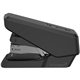 Fellowes EasyPress Half Strip Stapler - 40 Sheets Capacity - 105 Staple Capacity - Half Strip - 1/4" Staple Size - 1 Each - Blac