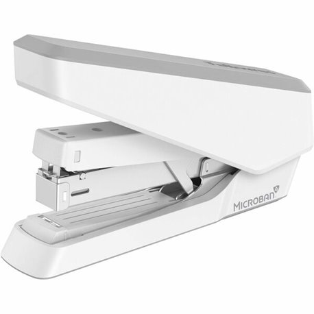 Fellowes EasyPress Full Strip Stapler - 40 Sheets Capacity - 210 Staple Capacity - Full Strip - 1/4" Staple Size - 1 Each - Whit