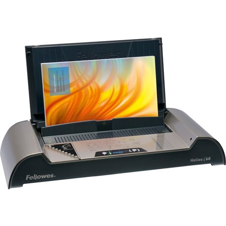 Fellowes Helios 60 Thermal Binding Machine - Thermal Binding - 600 Sheet(s) Bind - 3.9" x 20.9" x 9.4" - Platinum, Graphite