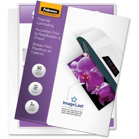 Fellowes ImageLast Thermal Laminating Pouches - Sheet Size Supported: Letter 9" Width x 11.50" Length - Laminating Pouch/Sheet S