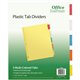 Avery Office Essentials Insertable Dividers - 5 x Divider(s) - 5 Tab(s) - 5 - 5 Tab(s)/Set - 8.5" Divider Width x 11" Divider Le