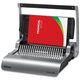 Fellowes Quasar+ 500 Comb Binding Machine w/ Starter Kit - CombBind - 500 Sheet(s) Bind - 25 Punch - 5.1" x 18.1" x 15.4" - Meta