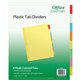 Avery Office Essentials Insertable Dividers - 8 x Divider(s) - 8 Tab(s) - 8 - 8 Tab(s)/Set - 8.5" Divider Width x 11" Divider Le