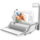 Fellowes Lyra 3-in-1 Binding Center - CombBind - 300 Sheet(s) Bind - 30 Punch - 6" x 16.6" x 15.6" - White, Gray