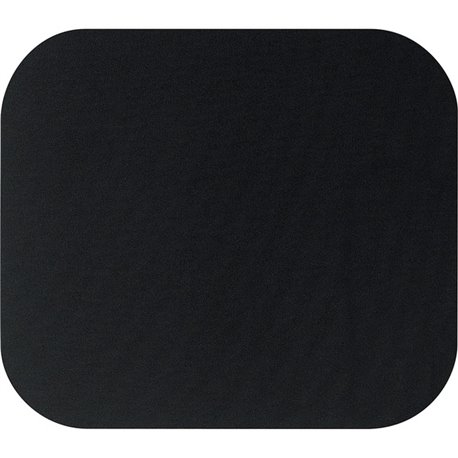 Fellowes Mouse Pad - Black - 0.13" x 9" x 8" Dimension - Black - Polyester - Scratch Resistant - 1 Pack