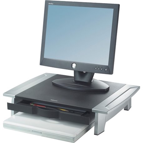 Fellowes Office Suites Monitor Riser - Up to 21" Screen Support - 80 lb Load Capacity - 4.2" Height x 19.9" Width x 14.1" Depth 