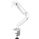 Fellowes Platinum Series Single Monitor Arm - White - 1 Display(s) Supported - 32" Screen Support - 17.60 lb Load Capacity - 1 E