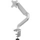 Fellowes Platinum Series Single Monitor Arm - Silver - 1 Display(s) Supported - 27" Screen Support - 20 lb Load Capacity - 1 Eac