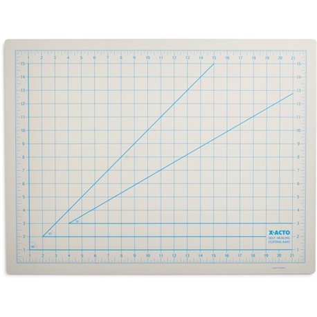 Elmer's Self Healing Cutting Mat - Cutting - 24" Length x 18" Width - Rectangular - Polyvinyl Chloride (PVC) - Gray - 1Each