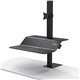 Fellowes Lotus VE Sit-Stand Workstation - Single - 1 Display(s) Supported - 25 lb Load Capacity - 1 Each