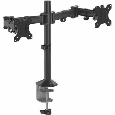 Fellowes Reflex Dual Monitor Arm - 2 Display(s) Supported - 30" Screen Support - 48 lb Load Capacity