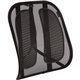 Fellowes Office Suites Mesh Back Support - Strap Mount - Black - Mesh Fabric - 1 Each