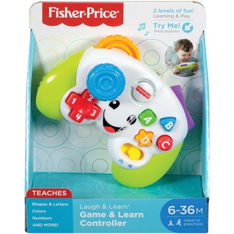 Laugh & Learn Game & Learn Controller - Skill Learning: Number, Color, Shape, Songs, Phrase, Sound, Alphabet, Fine Motor, Letter