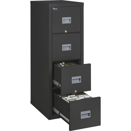 FireKing Patriot Series 4-Drawer Vertical Files - 17.7" x 25" x 52.8" - 4 x Drawer(s) for File - Letter, Legal - Vertical - Fire