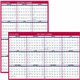 At-A-Glance Vertical Reversible Horizontal Erasable Wall Calendar - Extra Large Size - Julian Dates - Yearly - 12 Month - Januar