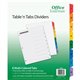 Avery Table 'N Tabs Numeric Dividers - 8 x Divider(s) - 1-8 - 8 Tab(s)/Set - 8.5" Divider Width x 11" Divider Length - 3 Hole Pu