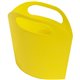 Deflecto Antimicrobial Kids Mini Tote Yellow - External Dimensions: 8" Width x 5.4" Depth x 2" Height - Plastic - Yellow - For A
