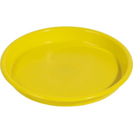 Deflecto Kids Antimicrobial Round Craft Tray - Accessories, Art, Craft - 1.61"Height x 13.07"Width x 13.07"Depth - 1 Each - Yell