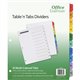 Avery Table 'N Tabs Numeric Dividers - 10 x Divider(s) - 1-10 - 10 Tab(s)/Set - 8.5" Divider Width x 11" Divider Length - 3 Hole