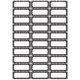 Avery Multi-Use Removable Labels, 1" x 3" , White, Non-Printable, 72 Blank Labels Total (6728) - Avery Removable Labels, 1" x 3"