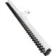 Ettore Wipe 'n Dry 18" Floor Squeegee - Rubber Blade - 2.5" Height x 18" Width x 3.5" Length - Durable, Built-in Splash Guard - 