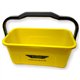 Ettore Super Compact Bucket - 3 gal - Heavy Duty, Sturdy Handle, Compact, Ergonomic Grip - 7.3" x 17.5" - Yellow - 1 Each