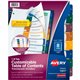 Avery Ready Index Customizable TOC Binder Dividers - 8 x Divider(s) - 8 Tab(s) - 1-8 - 8 Tab(s)/Set - 8.5" Divider Width x 11" D