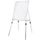 Flipside Multi-use Dry-Erase Easel Stand - 27.5" (2.3 ft) Width x 32" (2.7 ft) Height - White Aluminum Surface - Steel Frame - R