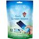 Dust-Off Electronics Screen Wipes - DTSW32 - For Multipurpose - Pouch - 32 / Pack - Blue